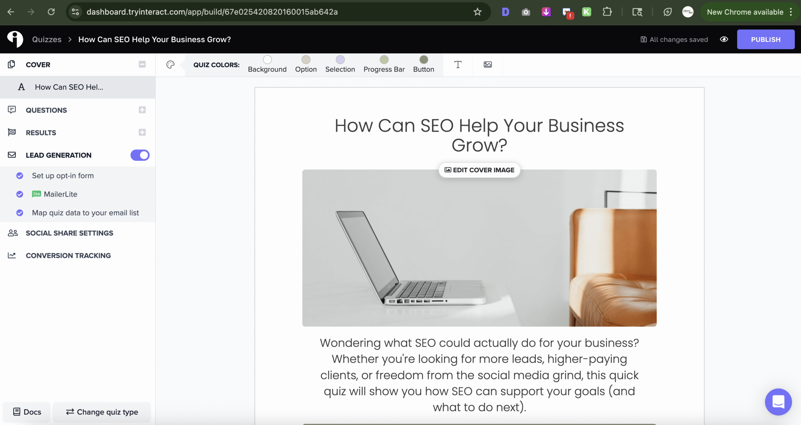 SEO quiz